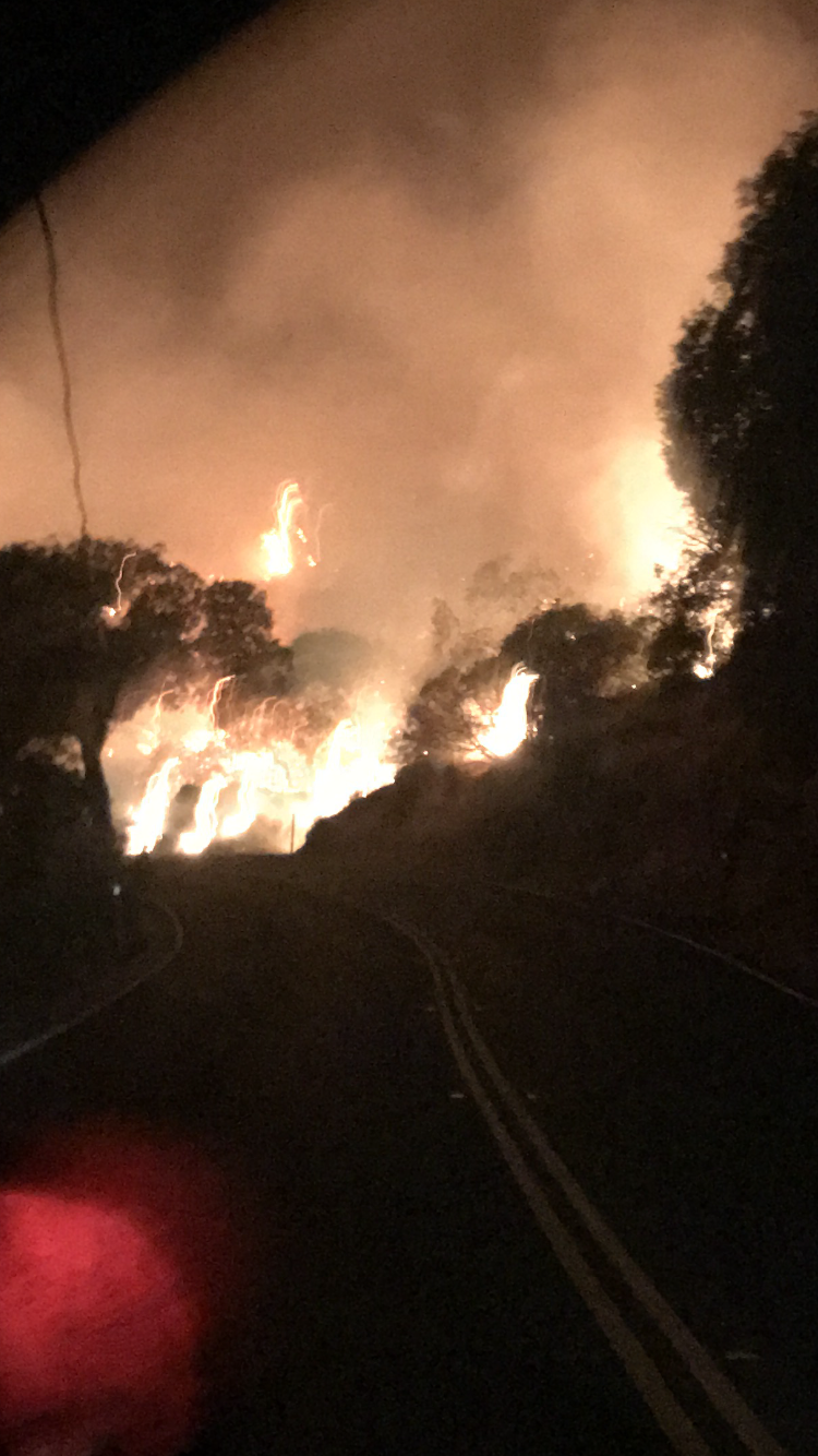 Napa County wildfire